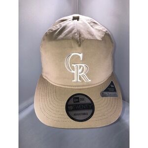 New Era 19TWENTY Colorado Rockies Hat Tan Khaki MLB Adjustable Snapback Cap